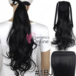 Extensie de par coada ondulata cu snur 60 cm cod 6011 Brunet 